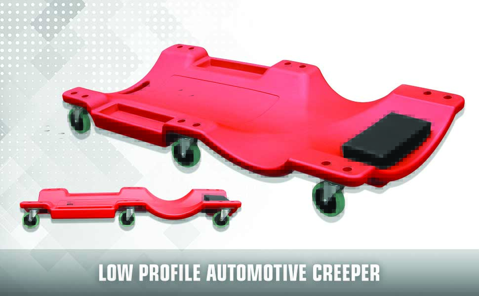 Plastic Creeper Padded Headrest RED