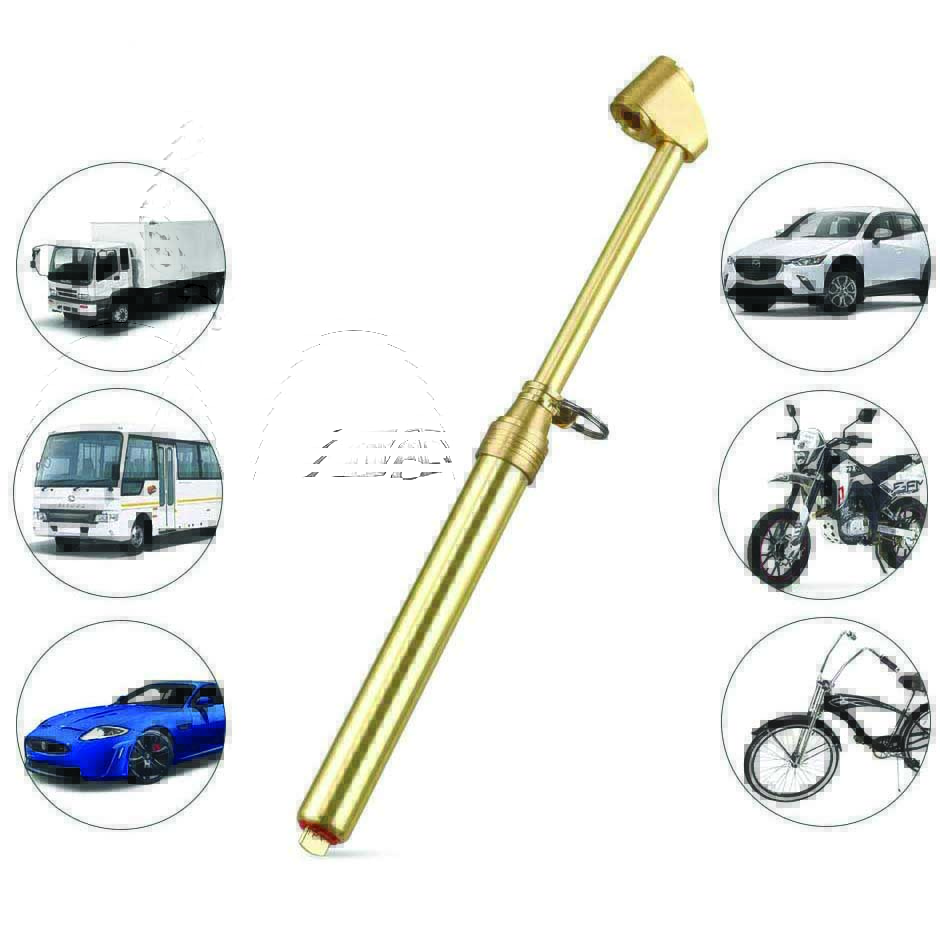Brass Tyre Pressure Gauge Pen Type
