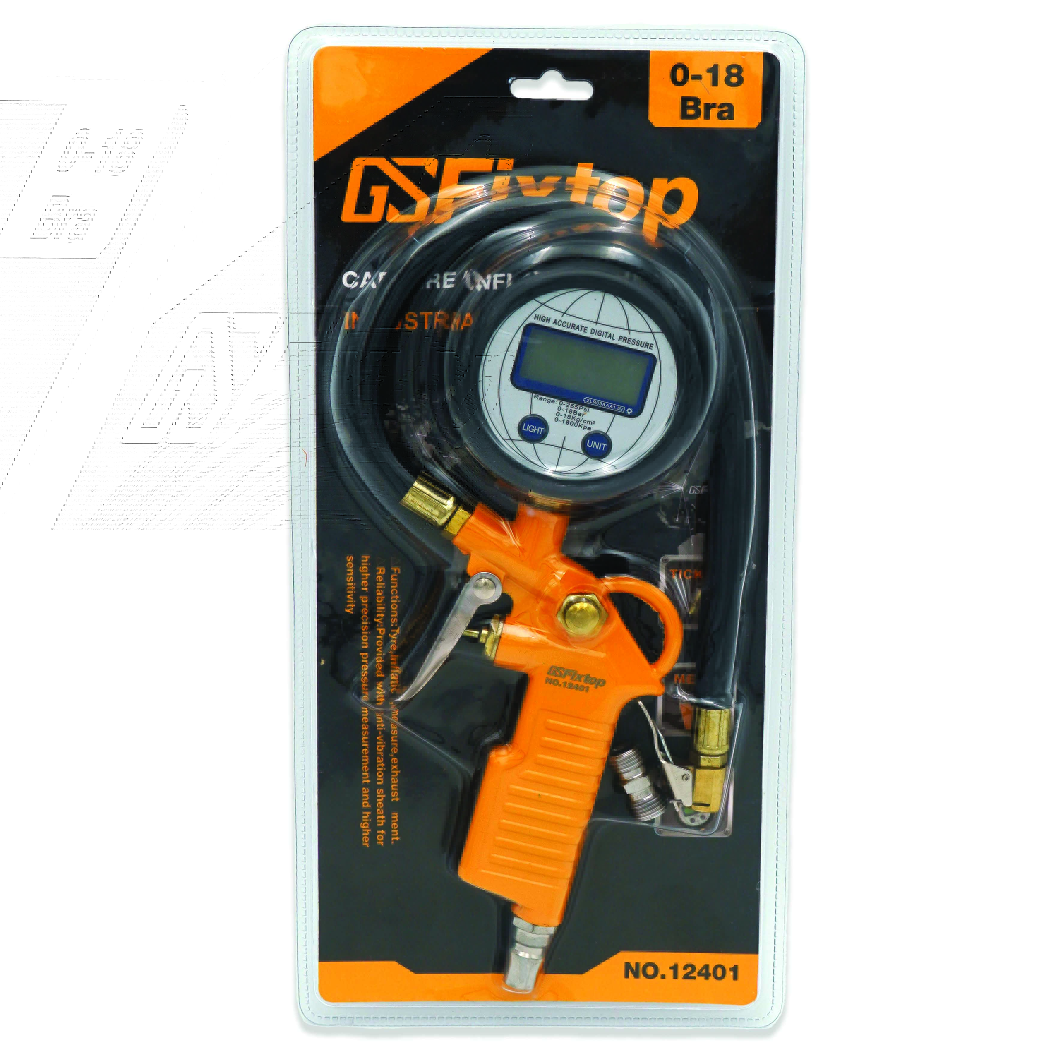 Digital Tyre Inflator Gauge