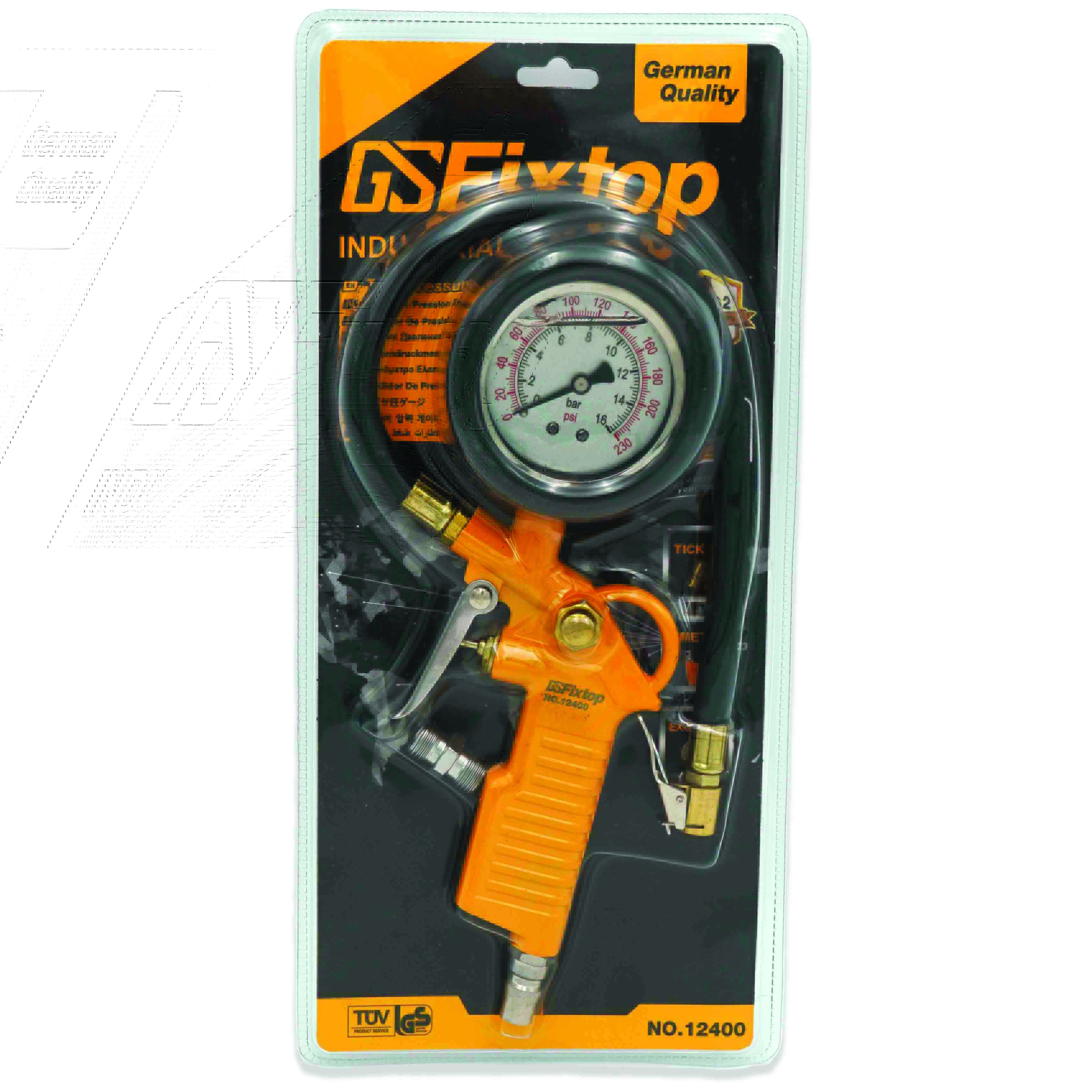 Manual Tyre Inflator Gauge