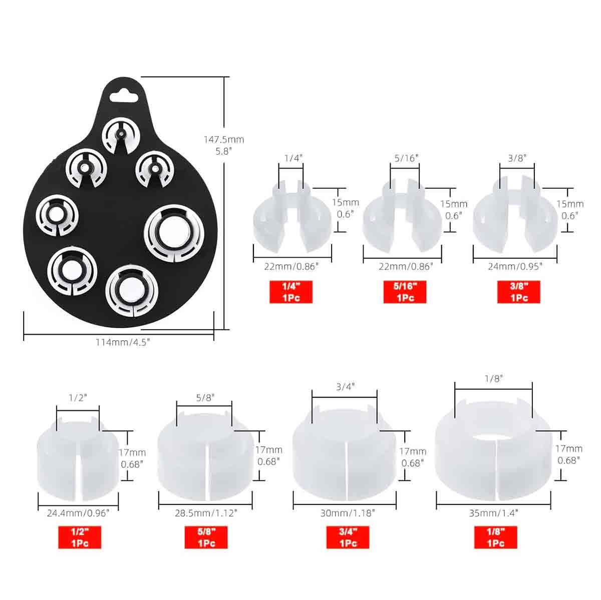 7 Pcs Fuel Line Disconnector