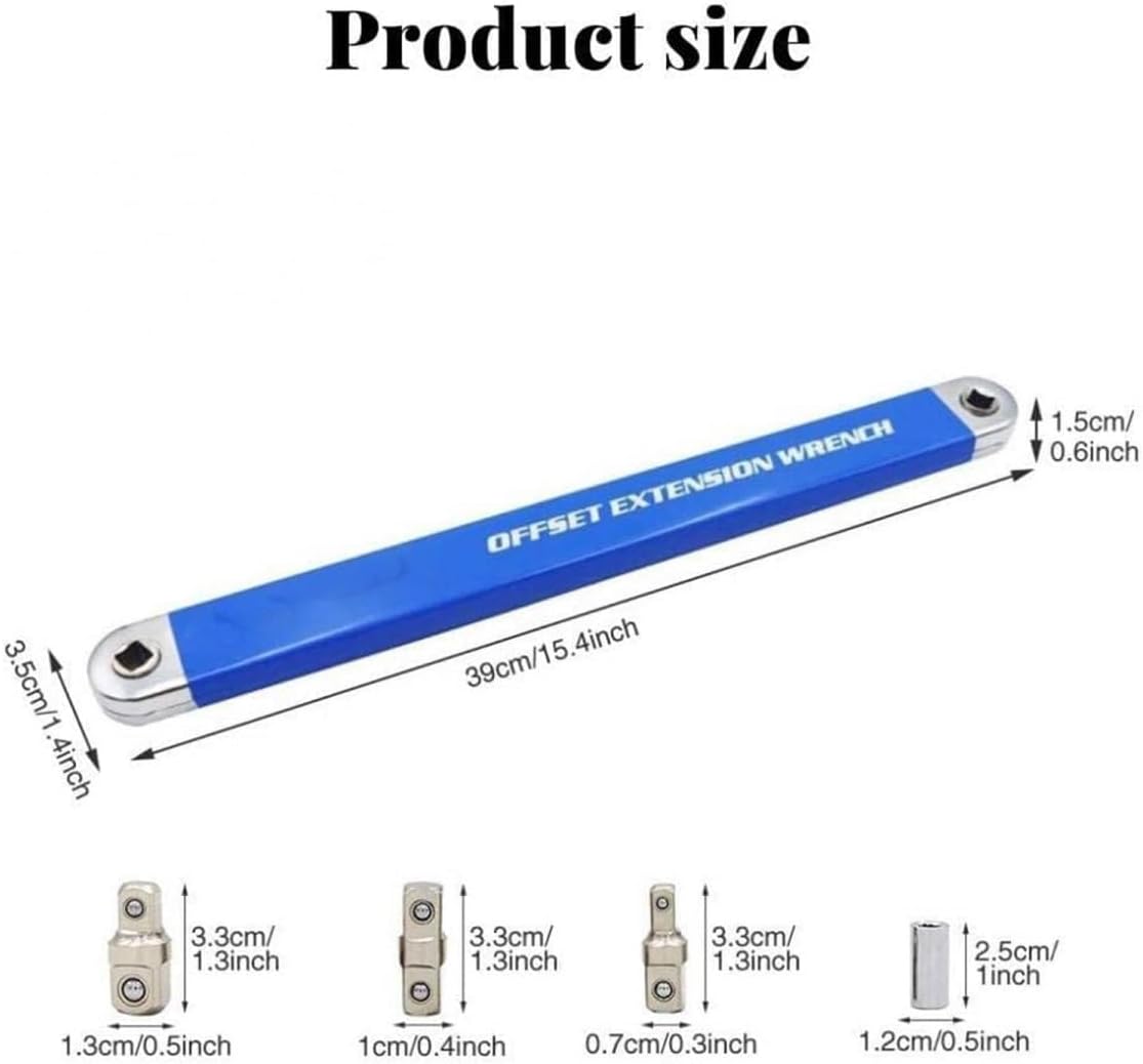 5pcs Offset Extension Wrench Set